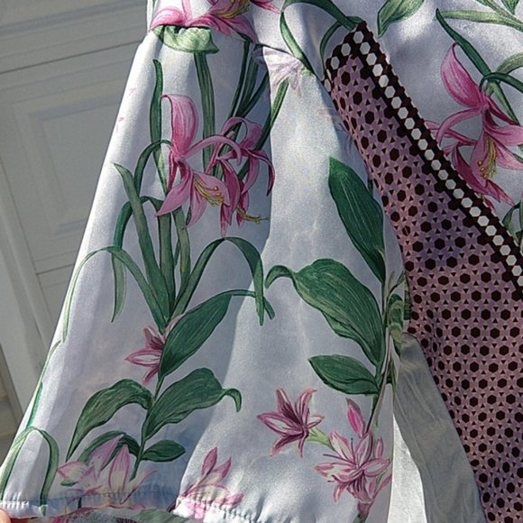 Zara pink and blue floral size small shirt - Picture 6 of 6